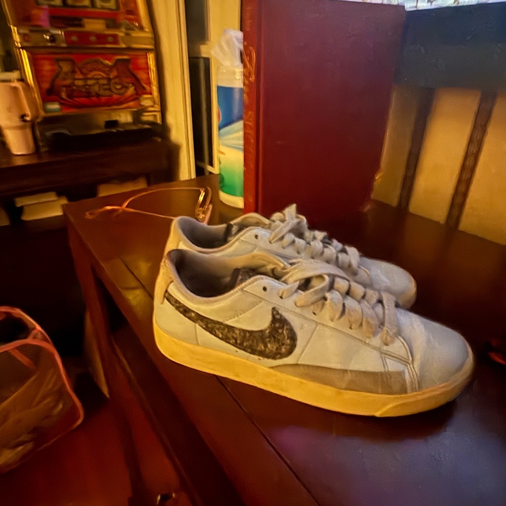 Nike Blue and Black Athletic Shoes
